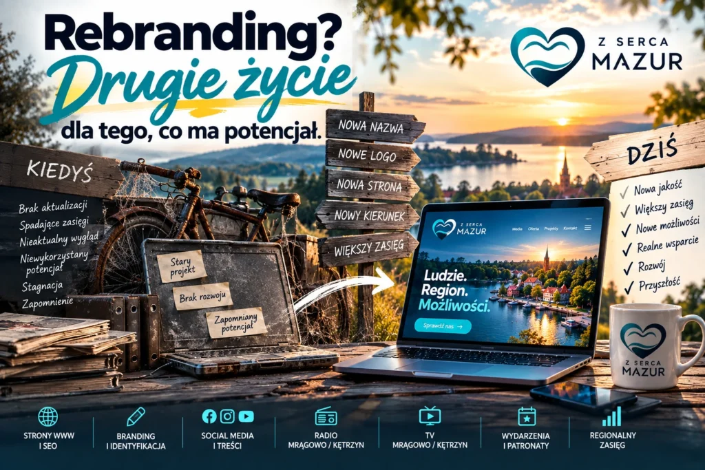 Rebranding: niszczenie czy drugie życie? Wszystko zależy od tego, co naprawdę zmieniasz.